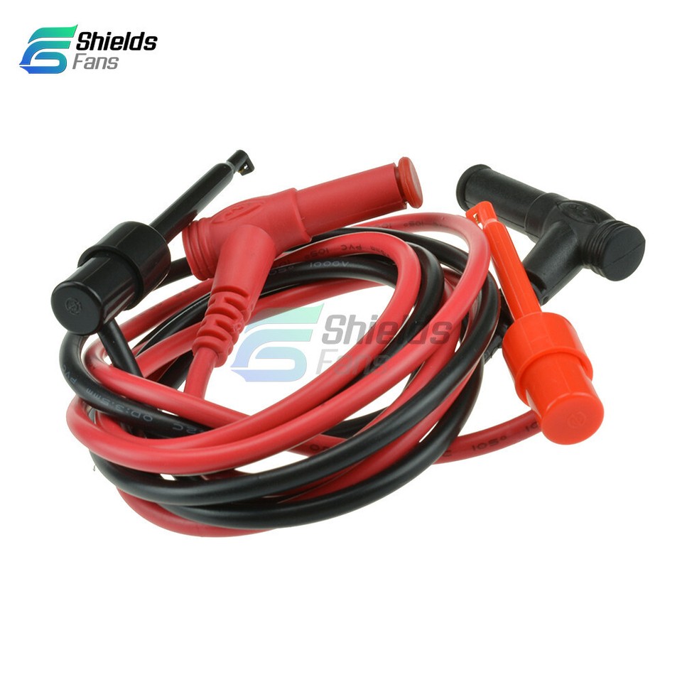 1 Pair Banana Plug To Alligator Clip Test Leads For Multimeters & Electrical Testing 6 thumbnail image