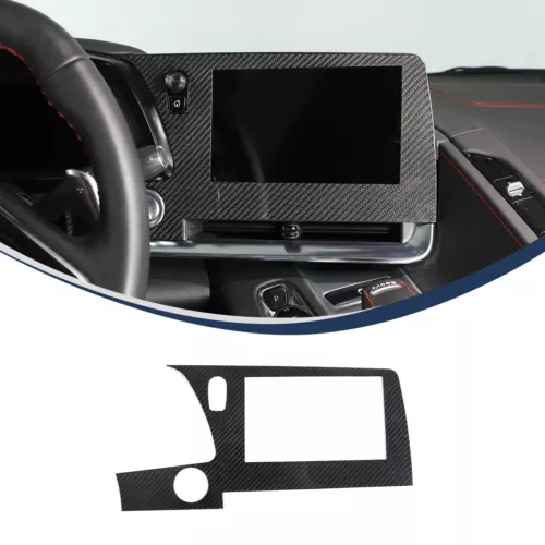 Real Dry Carbon Fiber Full Interior Dash Trim Cover Set Fits Corvette C8 2020-25 - Picture 99 of 113