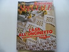 RIVISTA BENISSIMO SPECIALE UNCINETTO N° 7 ed. Fabbri LUGLIO 1985 BORDURE CENTRI