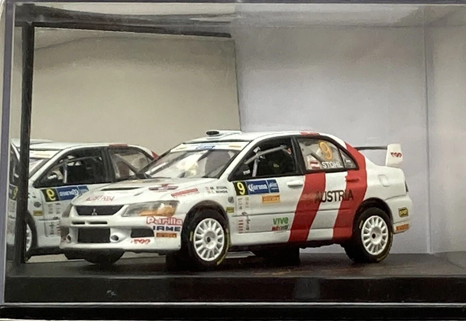 1/43 Vitesse 43413 L/E Mitsubishi Lancer Evo lX 2009 Mexico #9 Stohl & Minor - Image 4 of 4