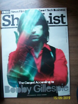 ShortList Issue 273 9 May 273 Bobby Gillespie Front Cover Primal Scream
