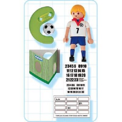 Playmobil Sports England Soccer Player Play Set 4709 NEW NIB