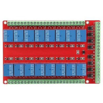 24V High/Low Level Trigger 16 Channel Relay Module Interface Cards J6U45481