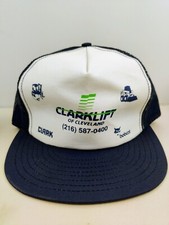 Vtg Louisville MFG USA MADE Bobcat Clark Trucker Hat Snapback Cap Vintage NOS