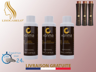 Glättung Brasilien HONMA TOKYO Allliss premium coffee 3X100ml+1Masque Von