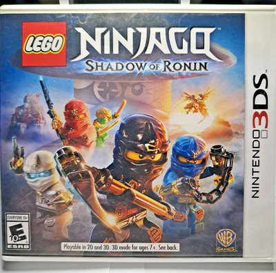 Nintendo 3DS Lego Ninjago Shadow of Ronin Tested & Working Complete With Manual