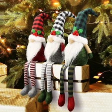 3Pcs Christmas Gnomes Plush - Xmas Gnomes Santa Scandinavian Tomte Ornaments