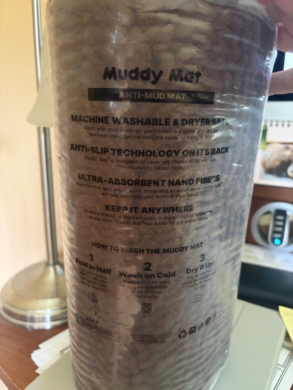 Muddy Mat - Anti-Mud Mat chocolate   2ft x 3 ft  NEW