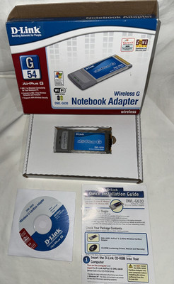 D-Link AirPlus G DWL-G630 Wireless Adapter 802.11g Wi-Fi Network Card