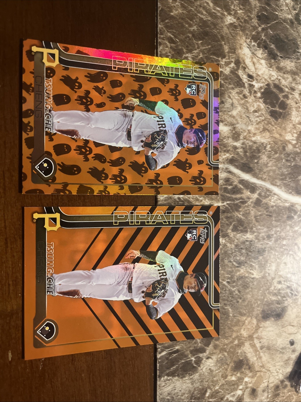 2025 Topps Update Tsung-Che Cheng Ghost Holiday Halloween US72 Pirates RC