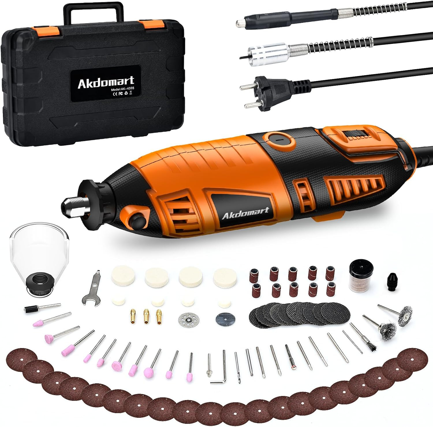 Utensile Rotante 200W Professionale | Kit Mini Smerigliatrice 35000 RPM