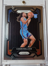 2023-24 Panini Prizm Basketball Cason Wallace (RC) Silver Prizm - Thunder Rookie