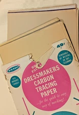 Very Vintage PENN Dressmakers Carbon Tracing Paper - 12 Assorted Sheets
