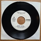 BOBBY VINTON The Last Rose DJ PROMO POP Curb Records 45 7" Record Vinyl