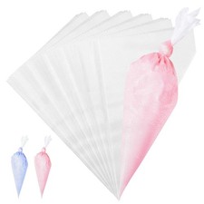 100Pcs Disposable Piping Bags, 18 inch Anti Burst and Non-Slip Pastry Bags, T...