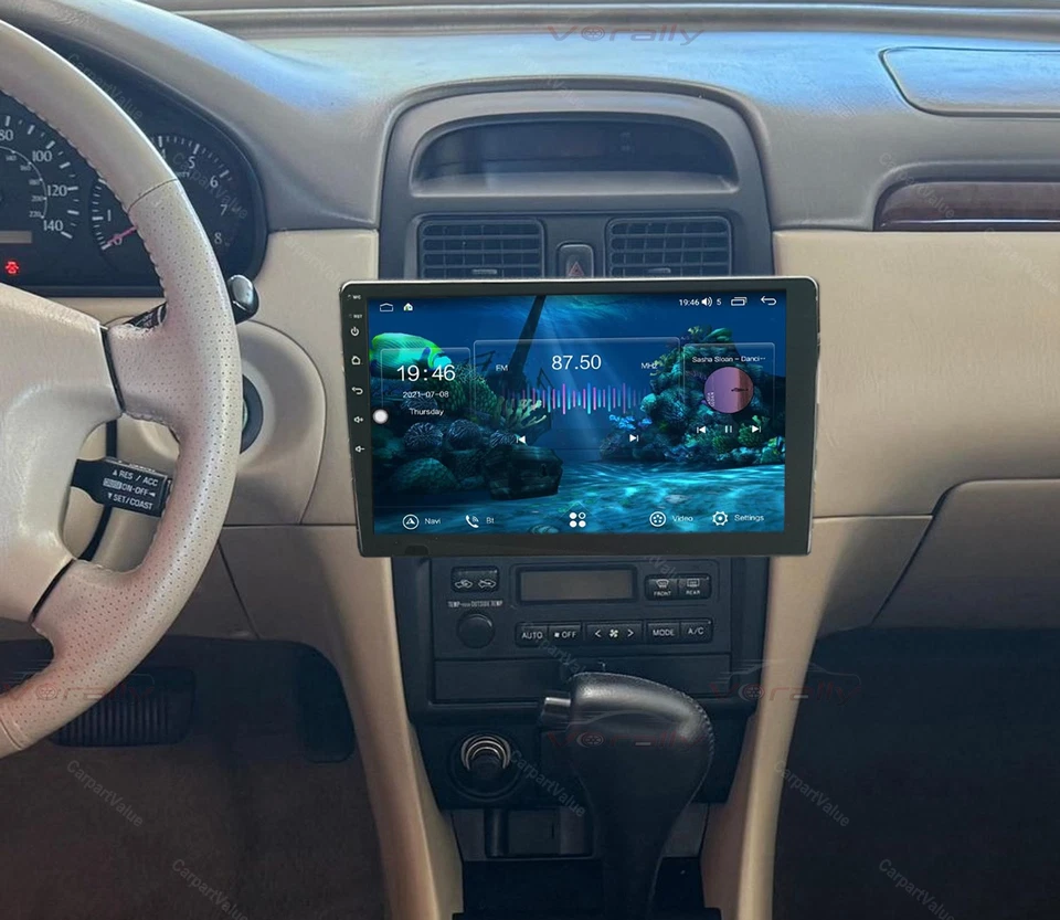 Android 15 CarPlay For 1999 2000 2001 02 2003 Toyota Solara Car Radio GPS - Imagem 4 de 4