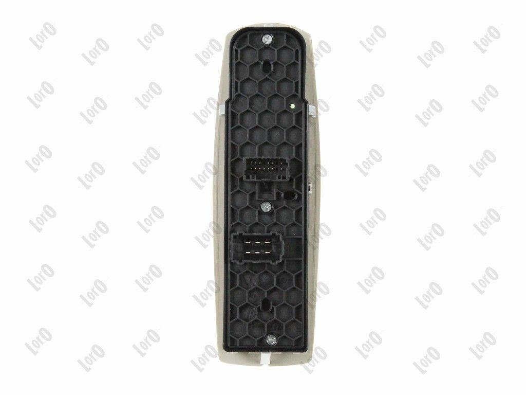 ABAKUS Power Window Switch 19 Pin Beige Front Left for Renault 135-05-054