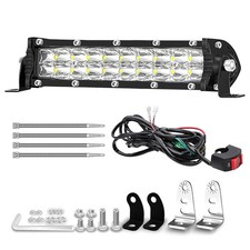 7 Inch Dirt Bike Light Bar 60W 6000LM LED Headlight Kit 12V Off Road ATV UTV UDL