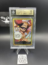 2025 ONE PIECE CARRYING ON HIS WILL DON!! CARD GOL. D ROGER GOLD ALT ART BGS 10