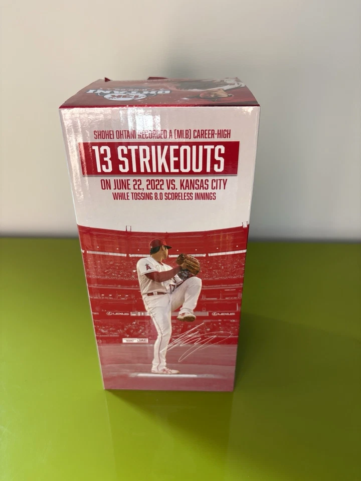 SHOHEI OHTANI BOBBLEHEAD 13 K STRIKEOUTS LOS ANGELES ANGELS SGA 6/22/22 NIB - Image 3 of 4