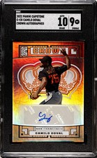 2022 Panini Capstone Camilo Doval SGC 9 w/10 Auto Autograph Crown