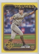 2024 Topps Update Yellow Alek Jacob #US66 14dl