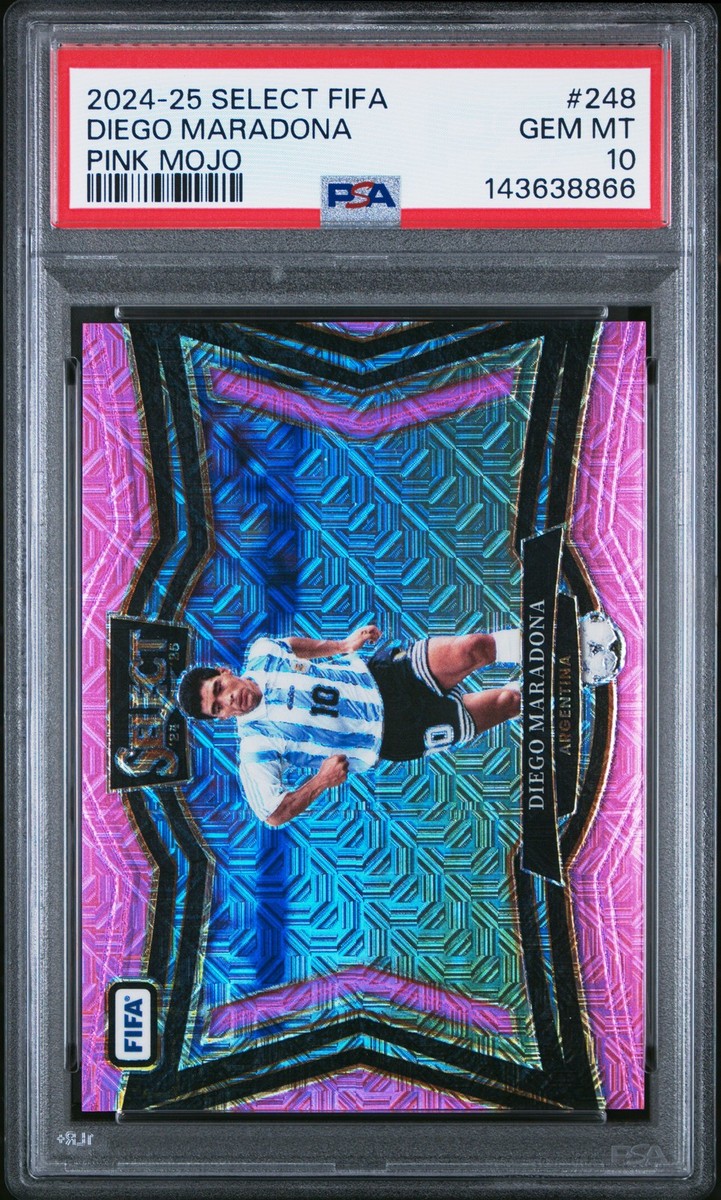2024-25 Panini Select Fifa - Field Level Diego Maradona #248 Pink