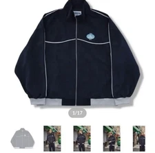 [GIDEAL] suede track jacket size 3