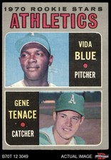 1970 Topps #21 Vida Blue / Gene Tenace Athletics RCs RC 5 - EX