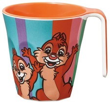 Skater Melamine Tumbler with Handle 300ml Disney Retro Chip & Dale MTH3-A