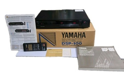 Yamaha DSP-100 Digital Sound Field Processor CIB Box Remote Manual TESTED Clean