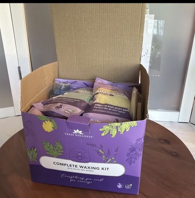 Tress Wellness Complete Waxing Kit - New with digital wax warmer - Open Box