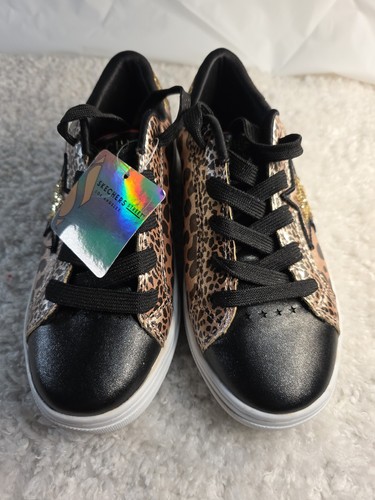 Girls Skechers Street Los Angeles Leopard Remix, Air Cooled Memory Foam Size 3Y - Picture 7 of 7