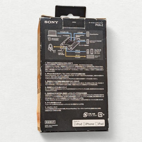 SONY PHA-2 Portable Headphone Amplifier USB Audio Analog Digital Tuner Black - Picture 7 of 14