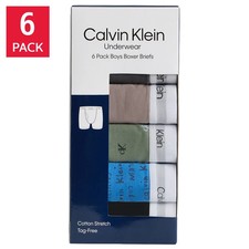 Calvin Klein Youth Boxer Brief Underwear, 6-pack xl
