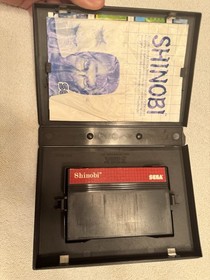 SHINOBI - 1988 Sega Master System In Box With Manual And Poster - Untested