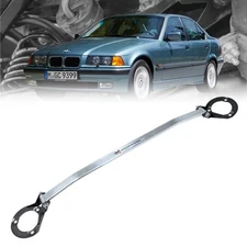 Megan Front Upper Polish Race Tower Brace Strut Bar For 92-98 BMW E36 3Series M3