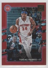 2017-18 Panini Donruss Holo Red Laser 9/99 Tobias Harris #42 3gb