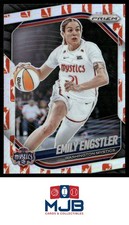 2025 Panini Prizm WNBA Emily Engstler WNBA Logo Prizms #84 Washington Mystics