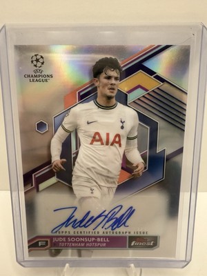 2022-23 Topps Finest UEFA Jude Soonsup-Bell Auto 