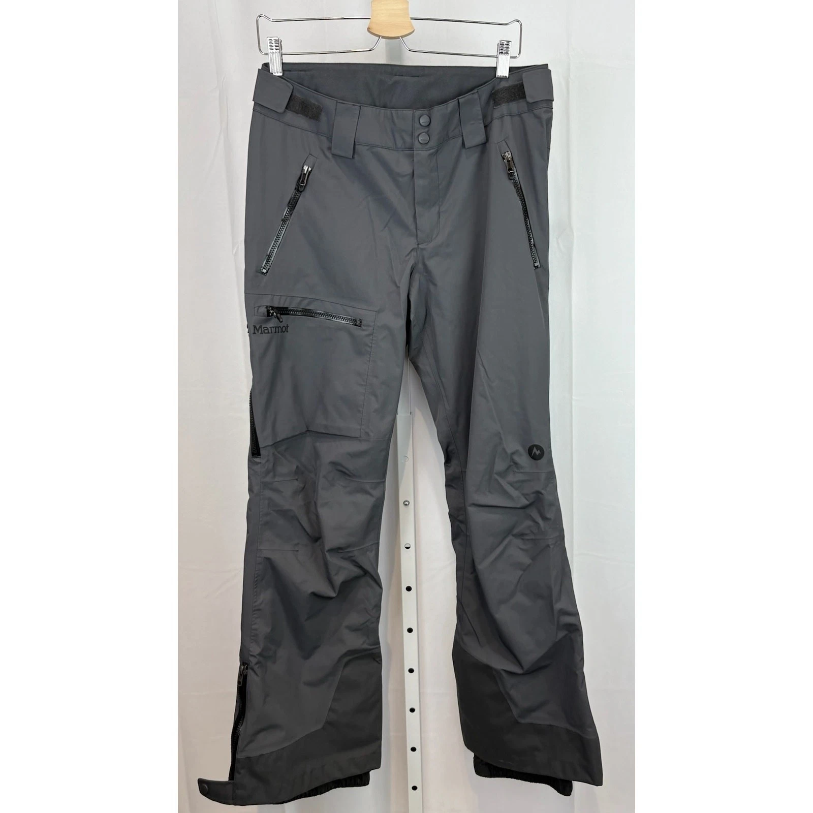 marmot refuge ski zip fly recco zip ankle gaiters pants