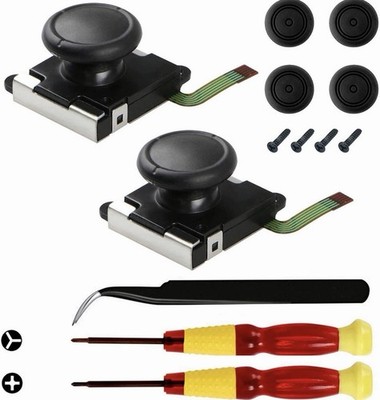 Vienic 2-Pack Replacement Joystick Analog Thumb Stick Switch Joy-Con Controller