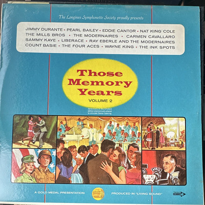 Longines Symphonette Those Memory Years Vol 2 LP Vinyl Stereo Jimmy Durante