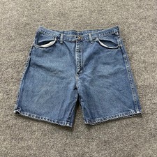 Rustler Denim Shorts Mens Size 40 Blue Casual Relaxed Fit Cotton Made in USA