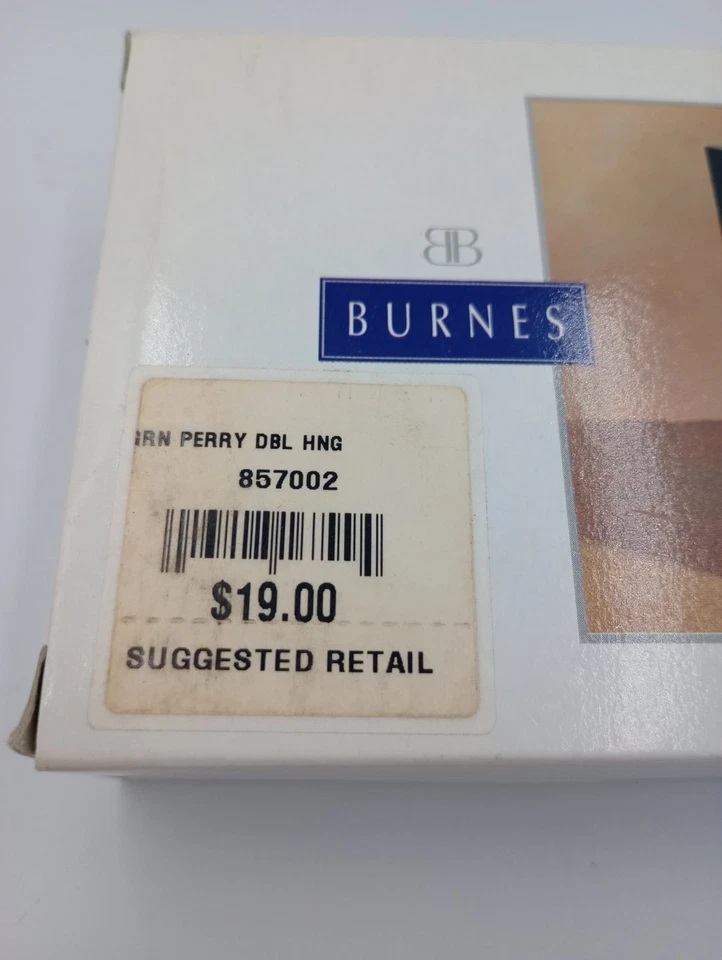 New in Box Burnes of Boston Green Picture Frame Y2K Late 90's 4 Panel - Image 2 of 4