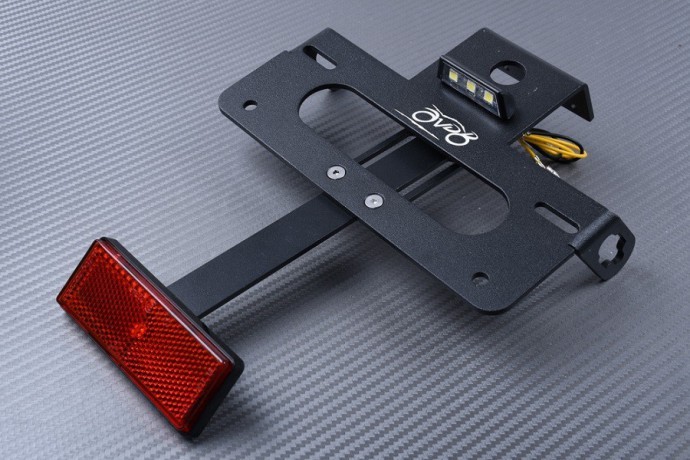 Support de Plaque AVDB Moto YAMAHA MT125 Look Racing pour Sorties Urbaines