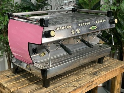 LA MARZOCCO GB5 3 GRUPPEN PINK ESPRESSOMASCHINE CUSTOM COMMERCIAL CAFE
