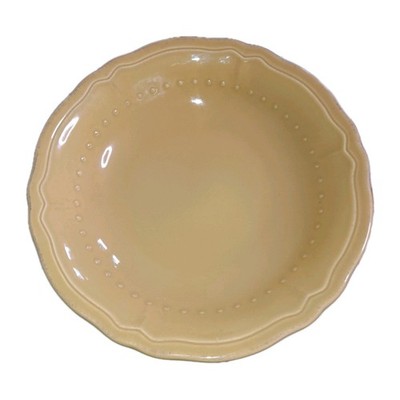 Chateau Blanc 12 In Pasta Bowl Amber Color Vitrified china.