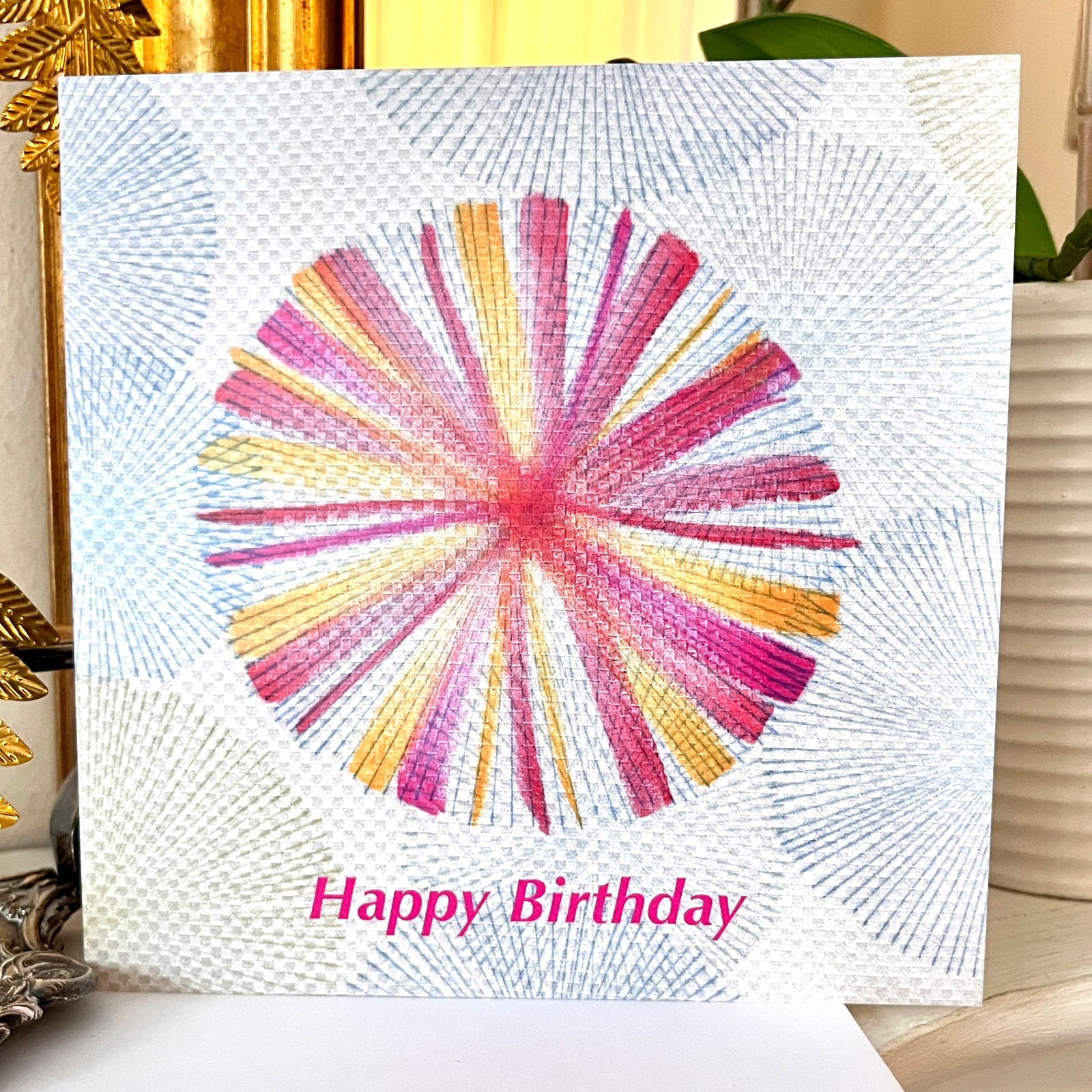 JAPANESE ART CARD;HAPPY BIRTHDAY;NEW!;EXCLUSIVE UK MADE KEEPSAKE BEAUTIFUL STYLE