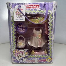 Fisher-Price Snap ’n Style Flower Girl Outfit K4452 2006 NEW Sealed Box Wear